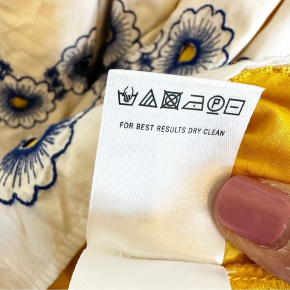 Anthropologie Womens Moulinette Sœurs Forget Me Not Spaghetti Strap Midi Dress 2 - Picture 6 of 10